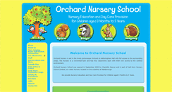 Desktop Screenshot of orchardnurseryschool.com